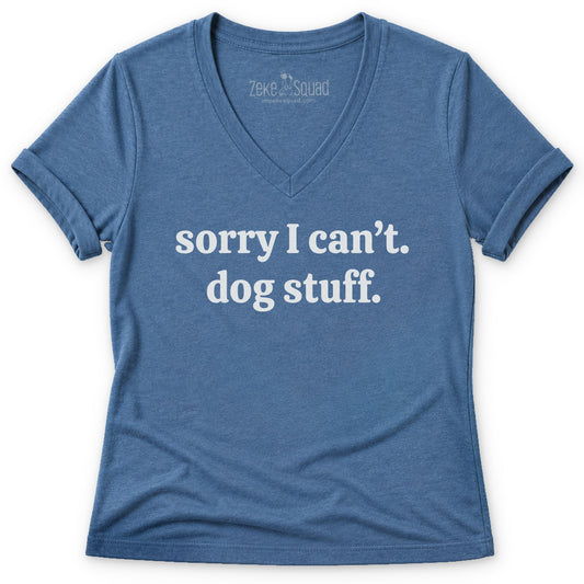 Sorry Can't Women's V-neck - Zeke Squad