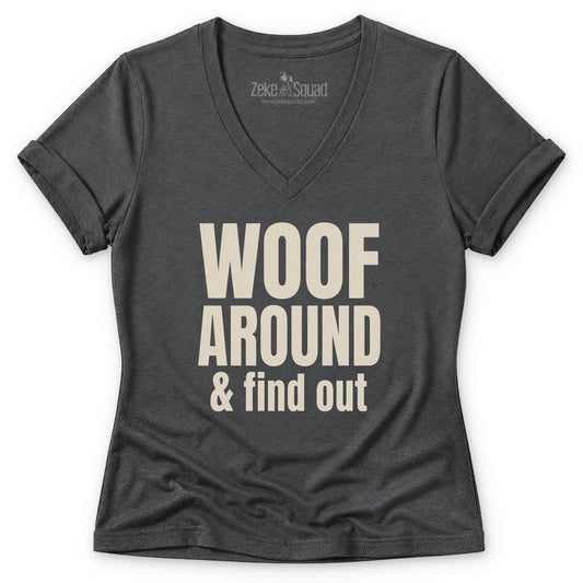 Find Out Women's V-neck - Zeke Squad