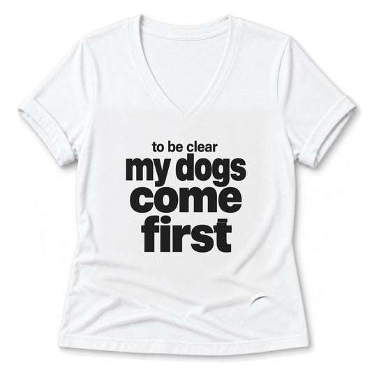 To Be Clear Women's V-neck - Zeke Squad