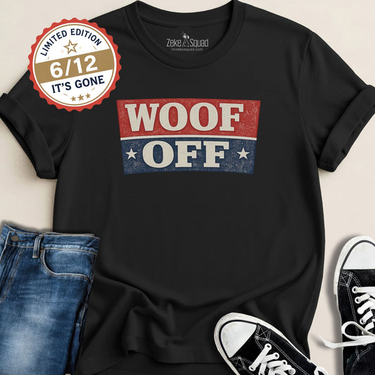 Woof off 4th of July edition T-shirt