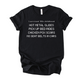 Black t-shirt with white text on a white background with a graphic relating to growing up in the 80s. Sarcastic T-shirt. 