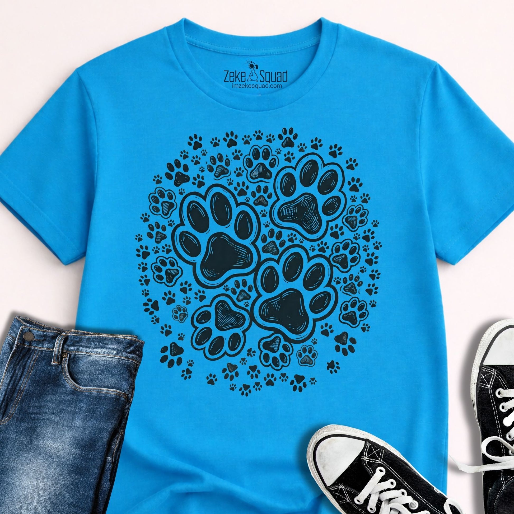 All Paws T-shirt - Zeke Squad