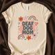 Deaf Dog Mom T-Shirt | Floral Proud Dog Parent Awareness Tee – Zeke Squad - Zeke Squad
