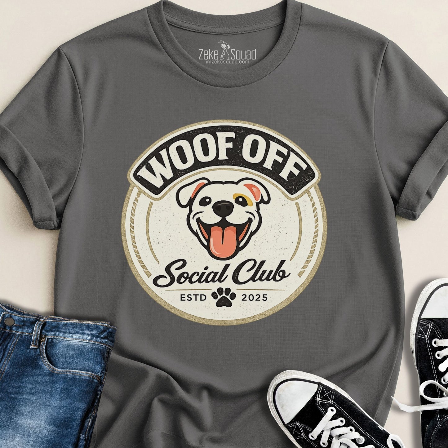 Woof Off Social Club T-shirt - Zeke Squad