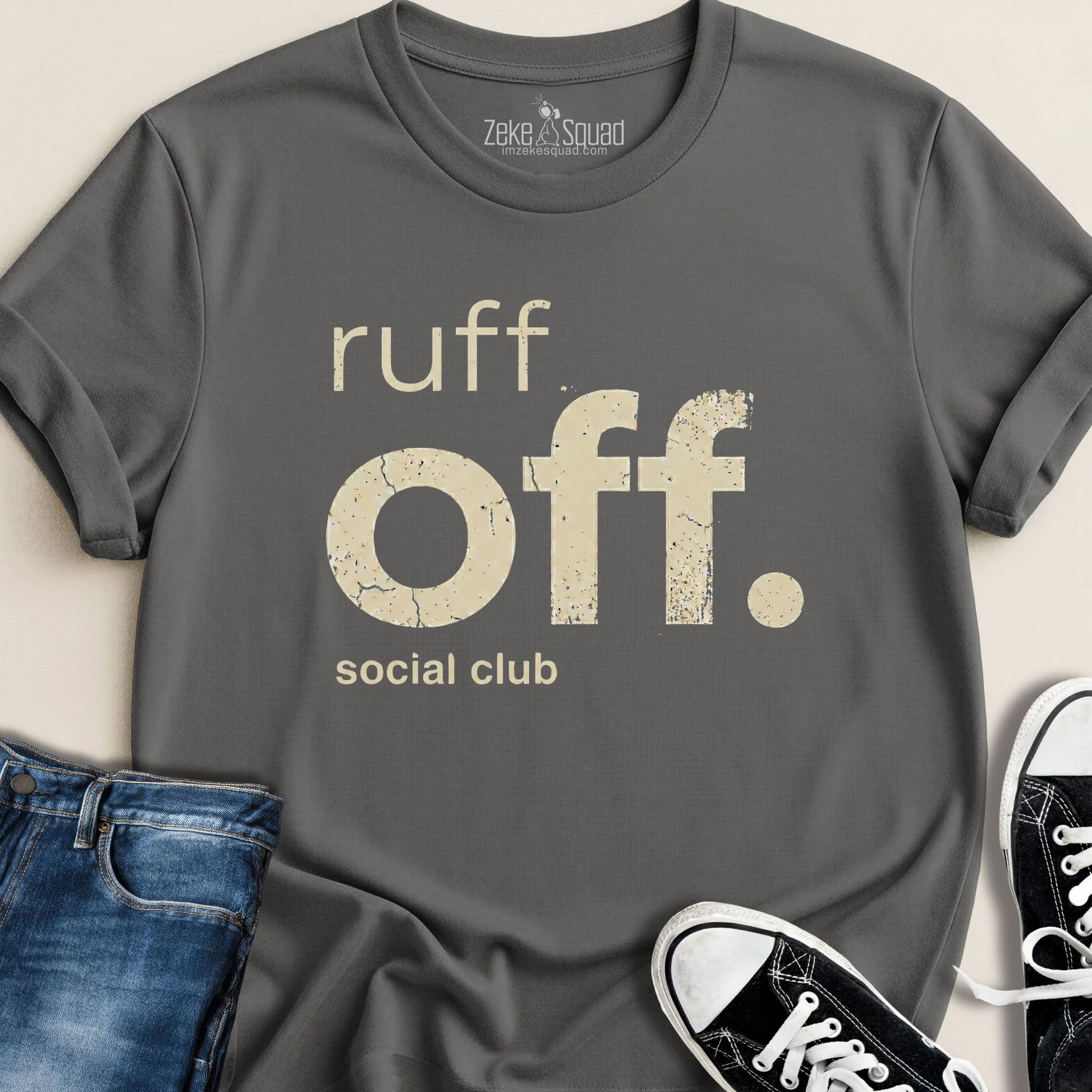 Ruff Off Social Club T-shirt - Zeke Squad