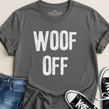 Woof Off Grunge Style T-shirt - Zeke Squad