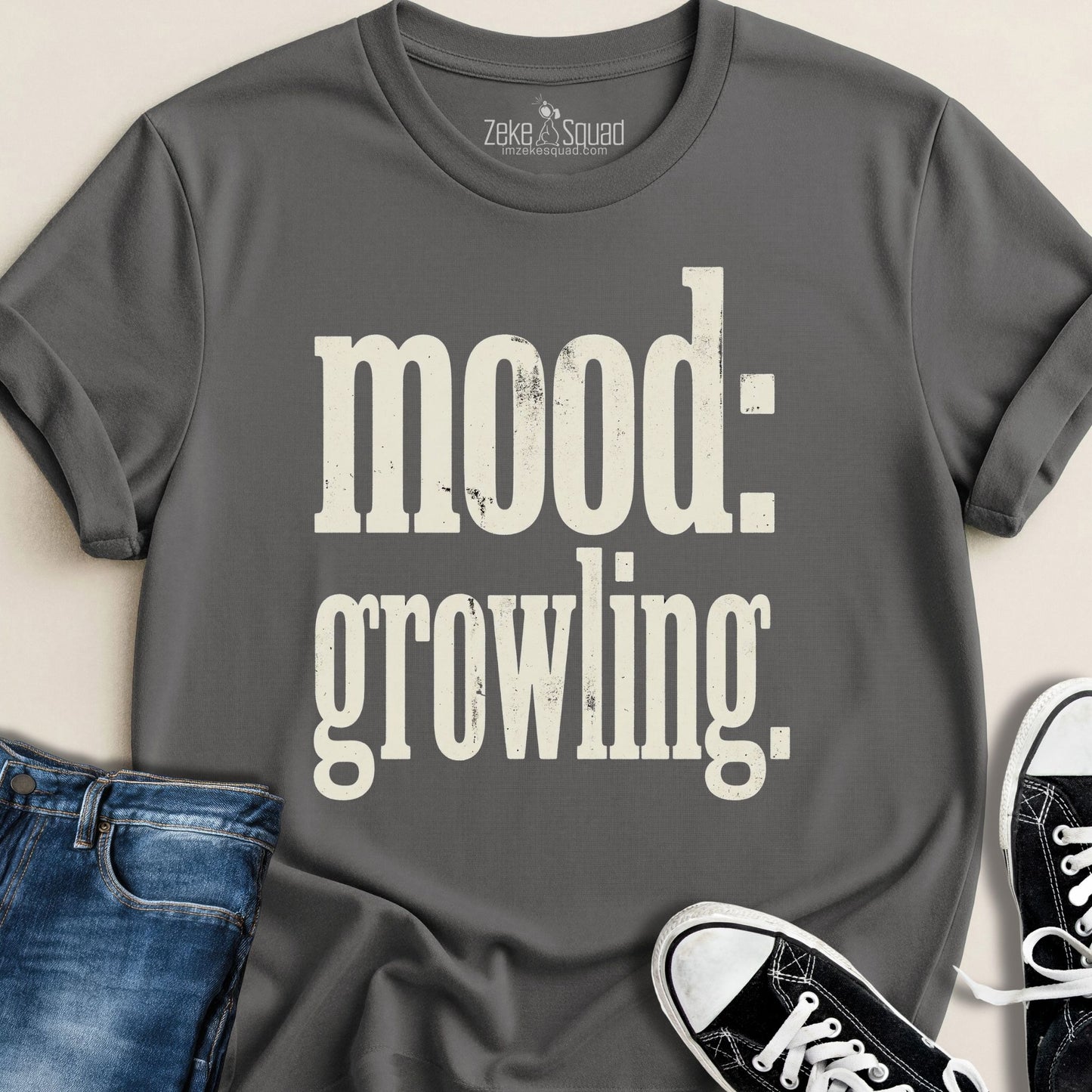 Mood: Growling T-shirt - Zeke Squad