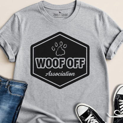 Woof Off Association T-shirt - Zeke Squad