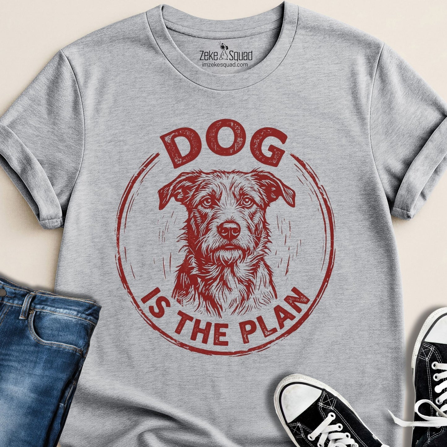 Dog Is The Plan T-shirt - Zeke Squad