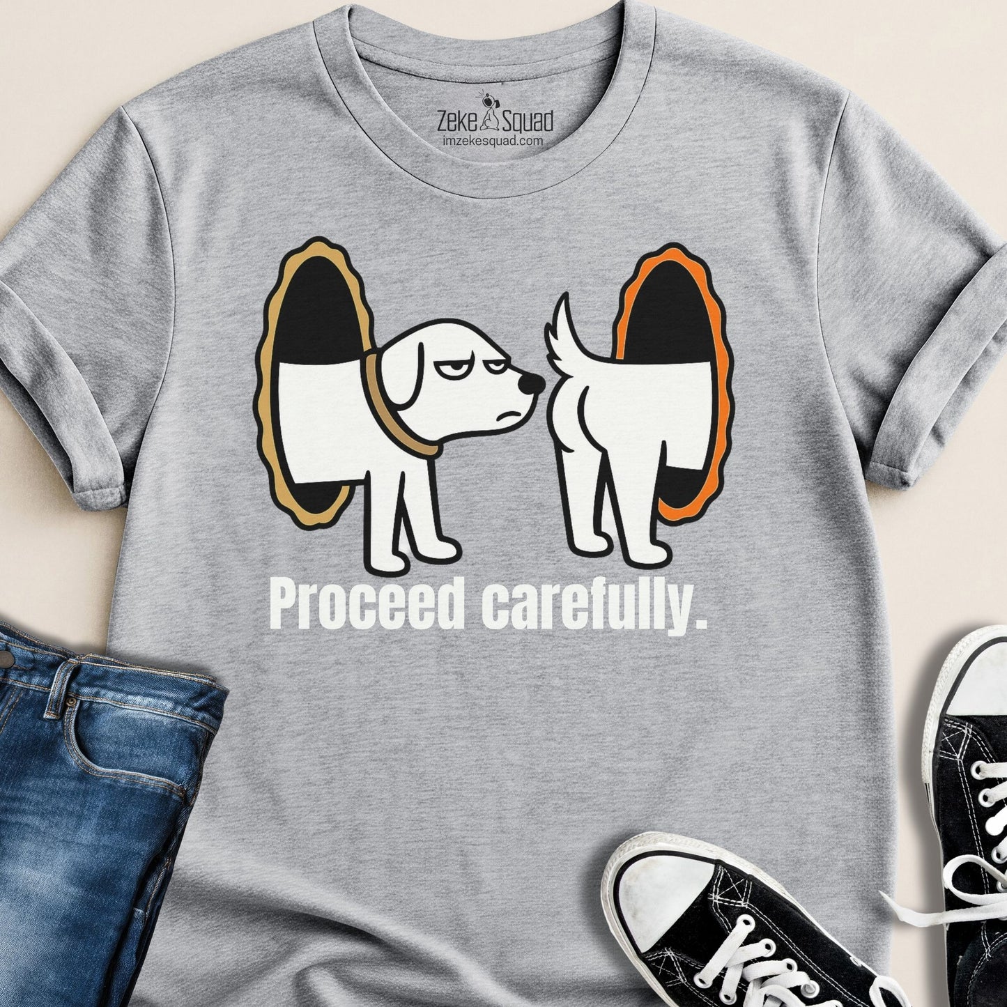 Proceed Carefully T-shirt - Zeke Squad