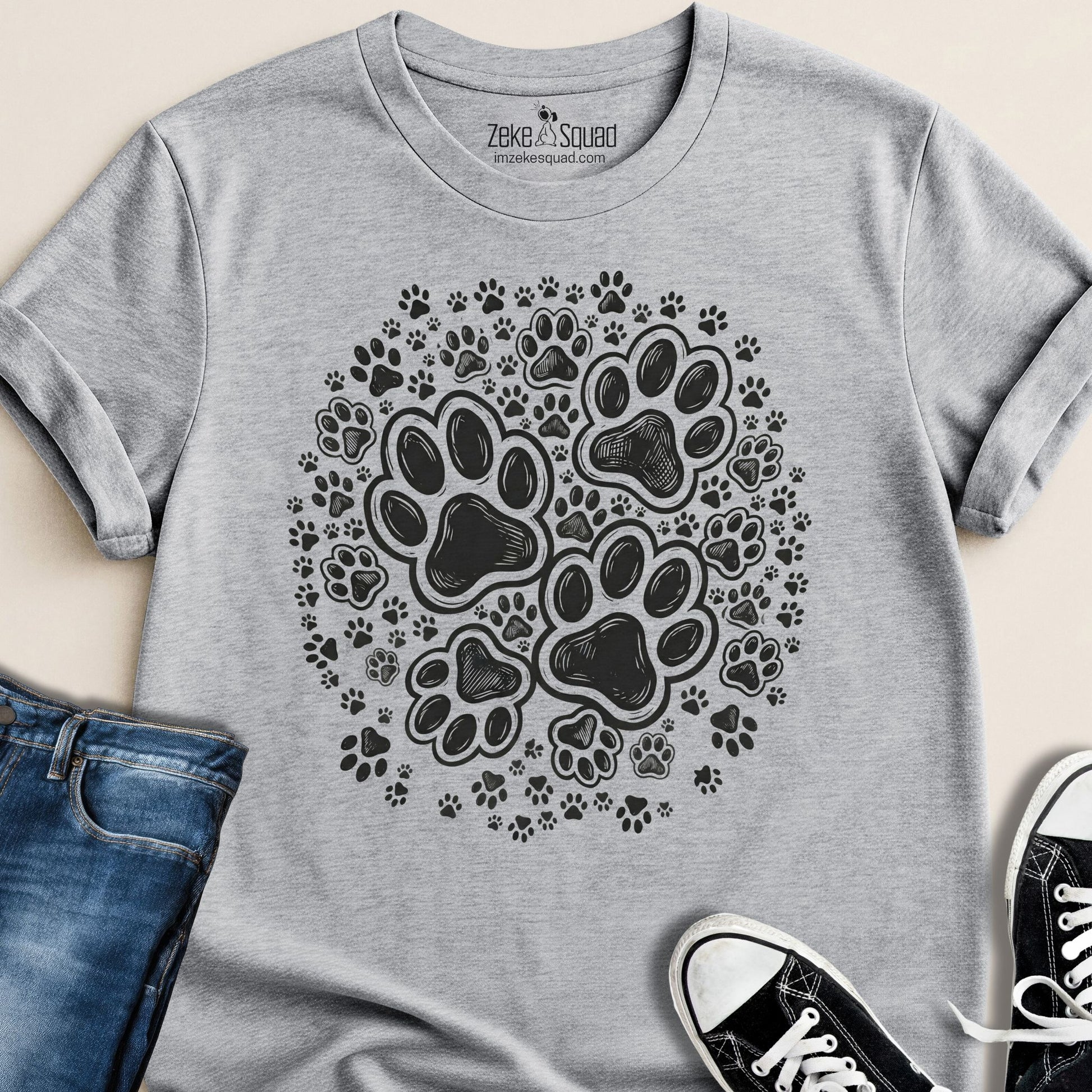 All Paws T-shirt - Zeke Squad