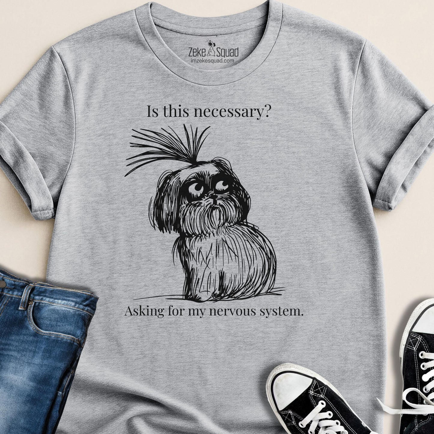 Is This Necessary? T-shirt - Zeke Squad