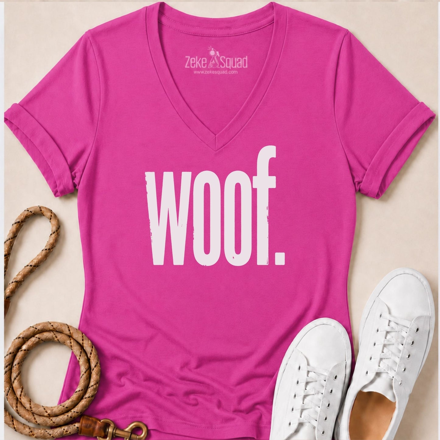 Woof Women's V-Neck