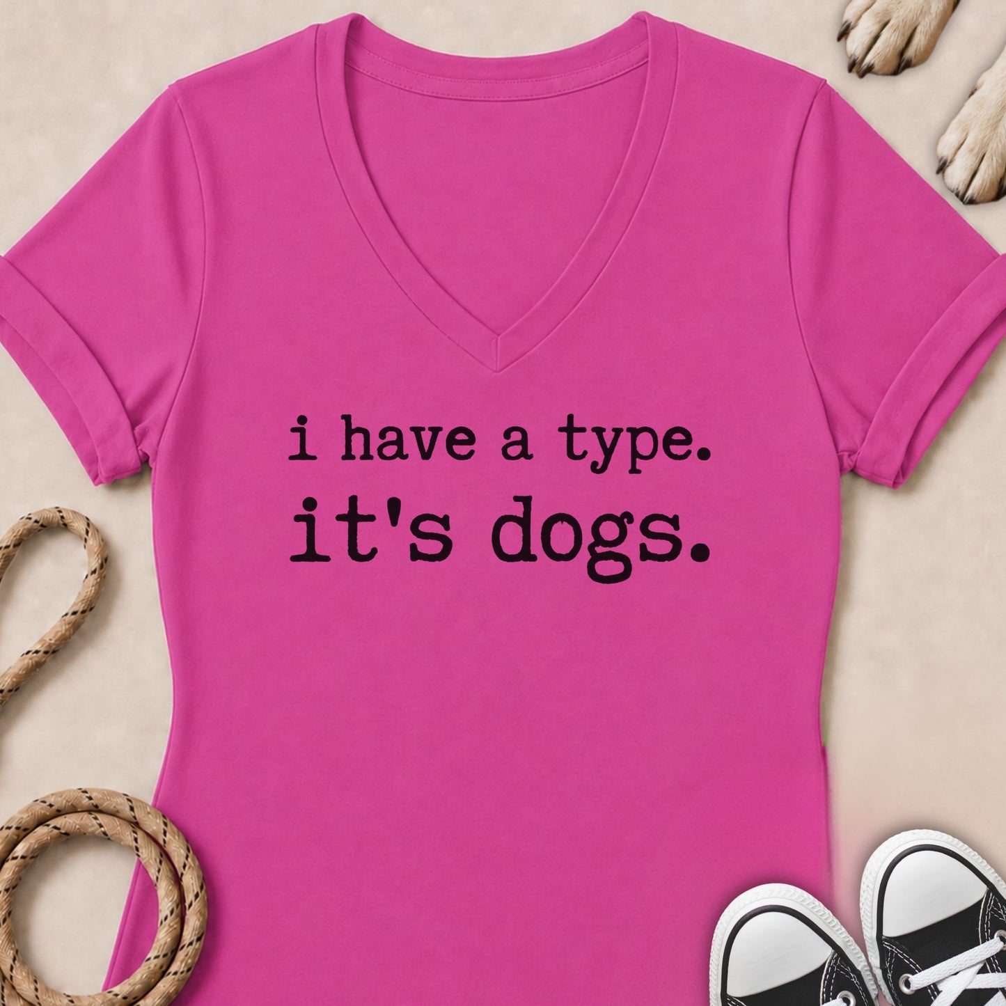 A Type. Women's V-neck