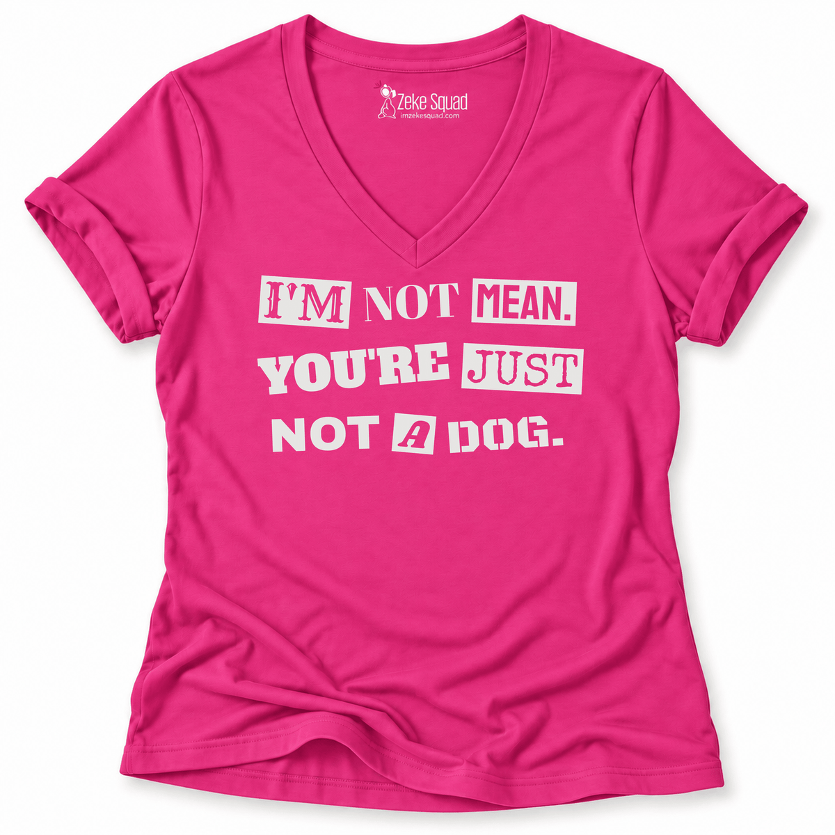 Ransom Note Women's V-neck - Zeke Squad
