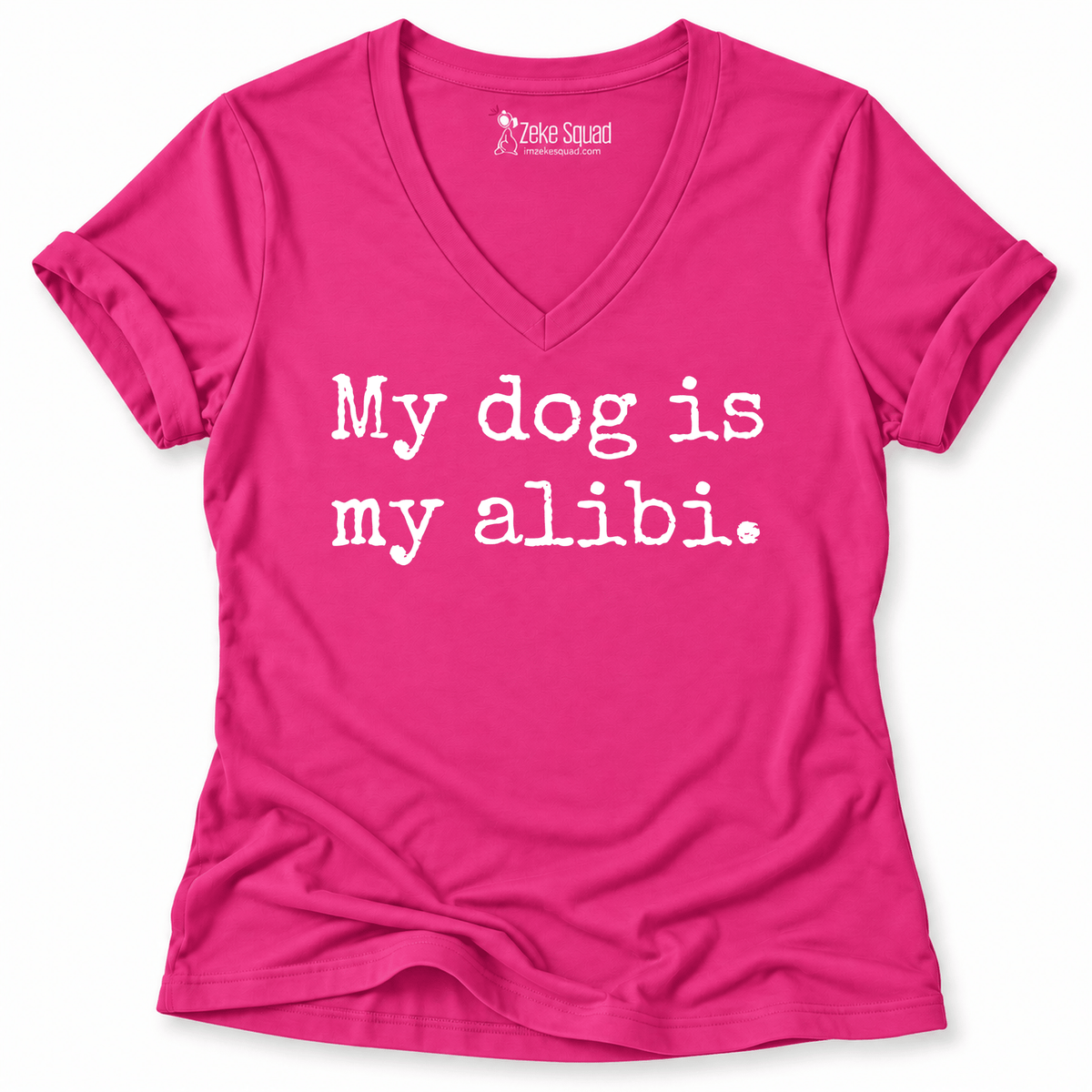 Alibi Women's V-neck - Zeke Squad