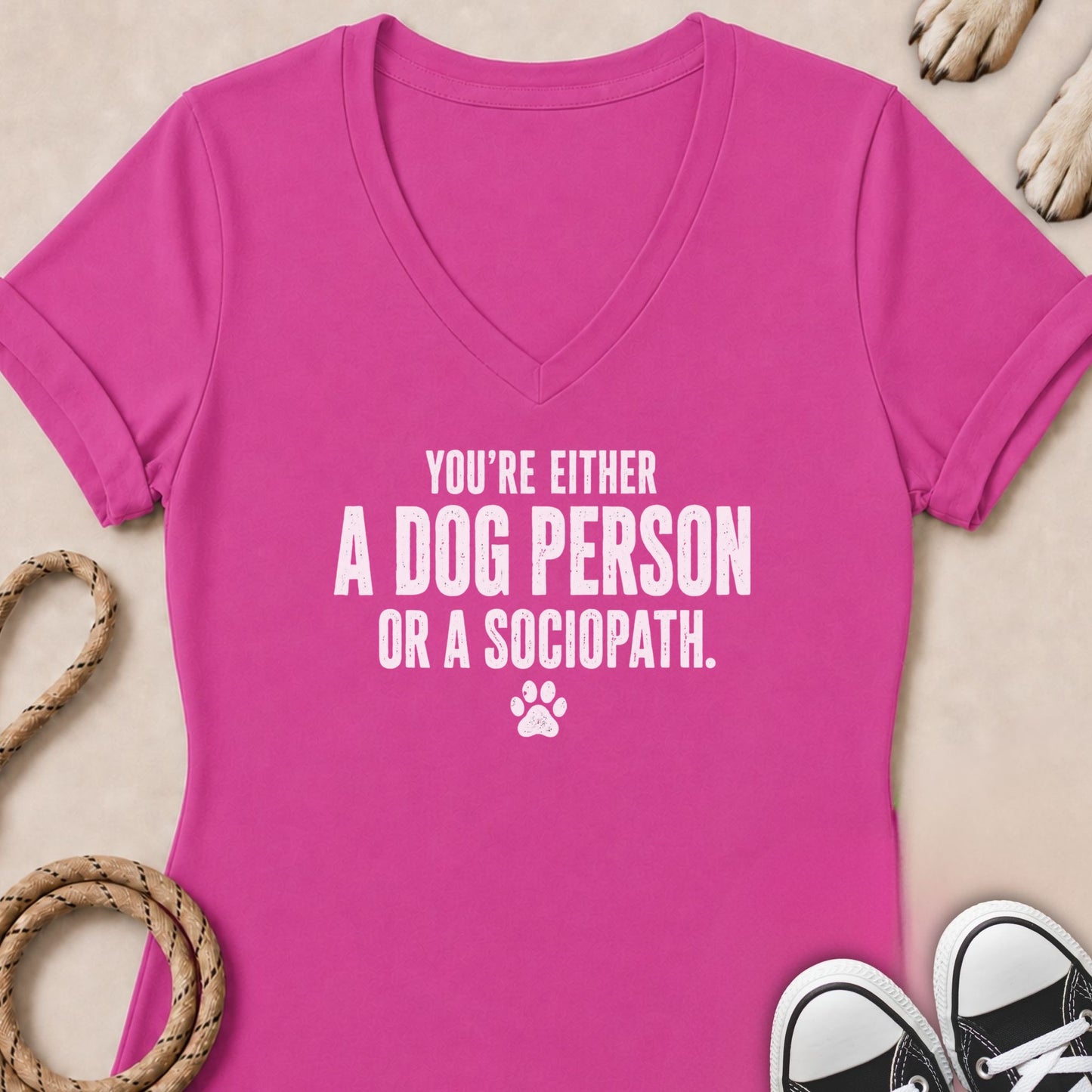 You're Either Women's V-neck