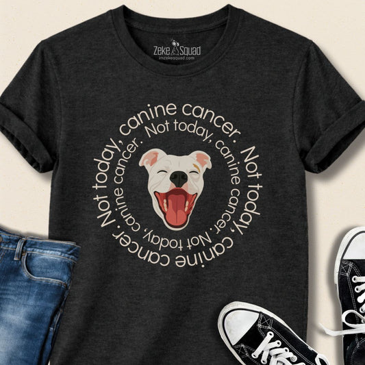 Not Today Canine Cancer Awareness T-Shirt - Zeke Squad