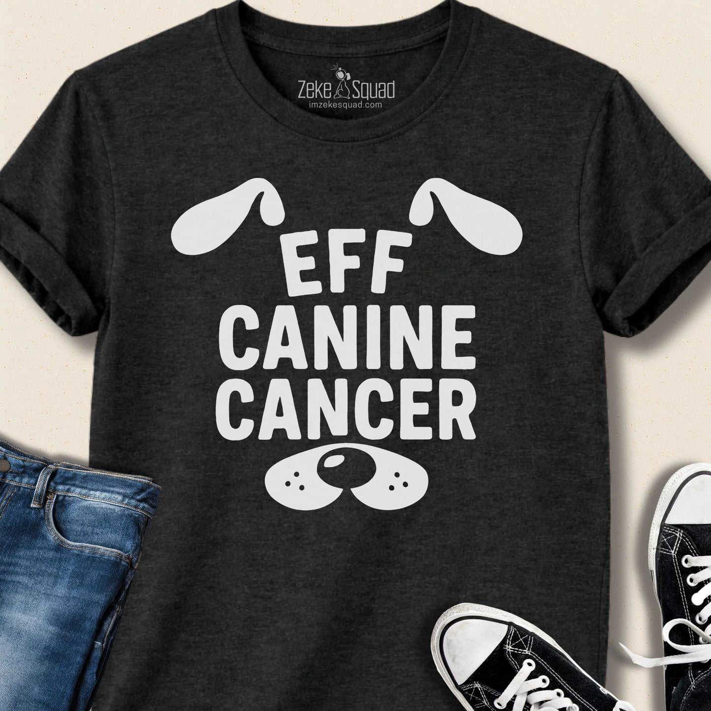 Eff Canine Cancer T-shirt - Zeke Squad