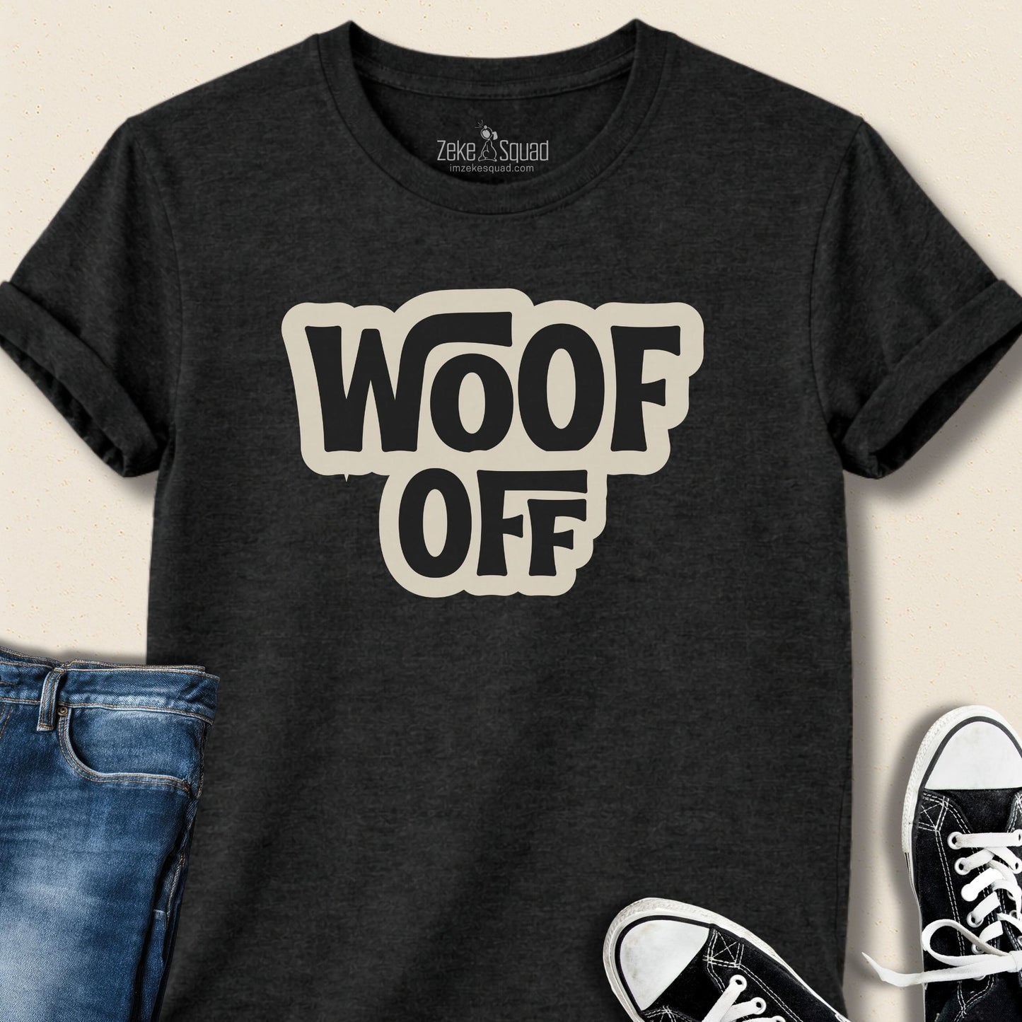 Woof Off Retro T-shirt