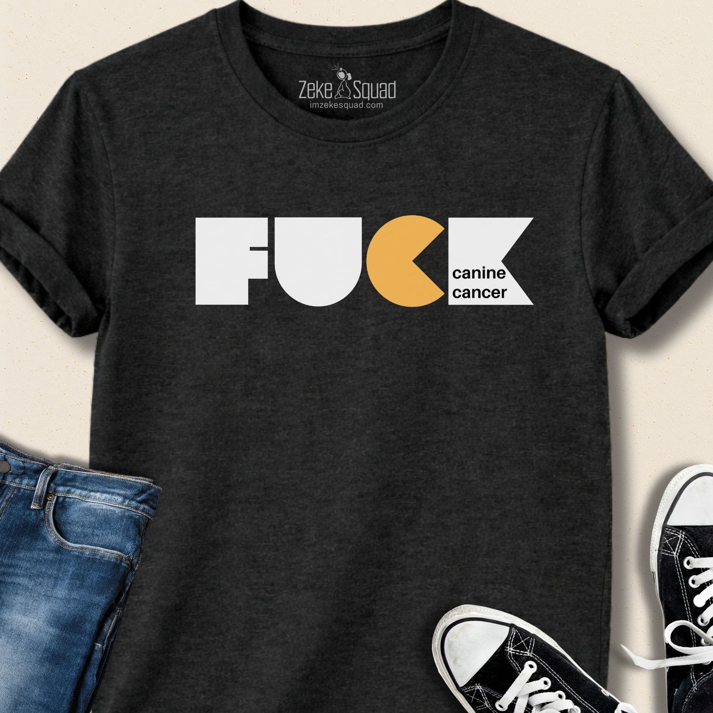 F*CK Canine Cancer 2.0 T-shirt - Zeke Squad