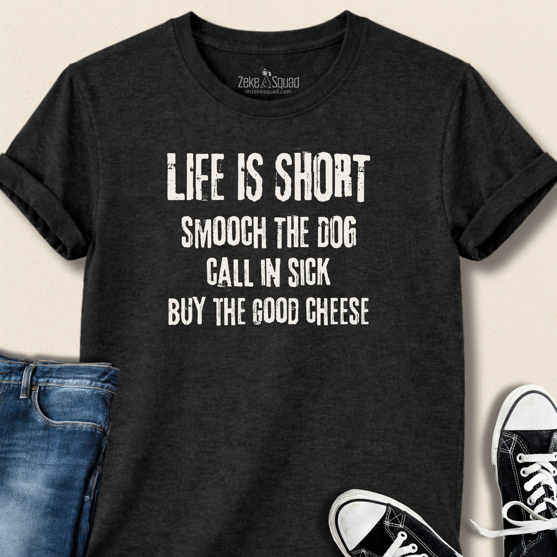 Smooch the Dog T-shirt - Zeke Squad