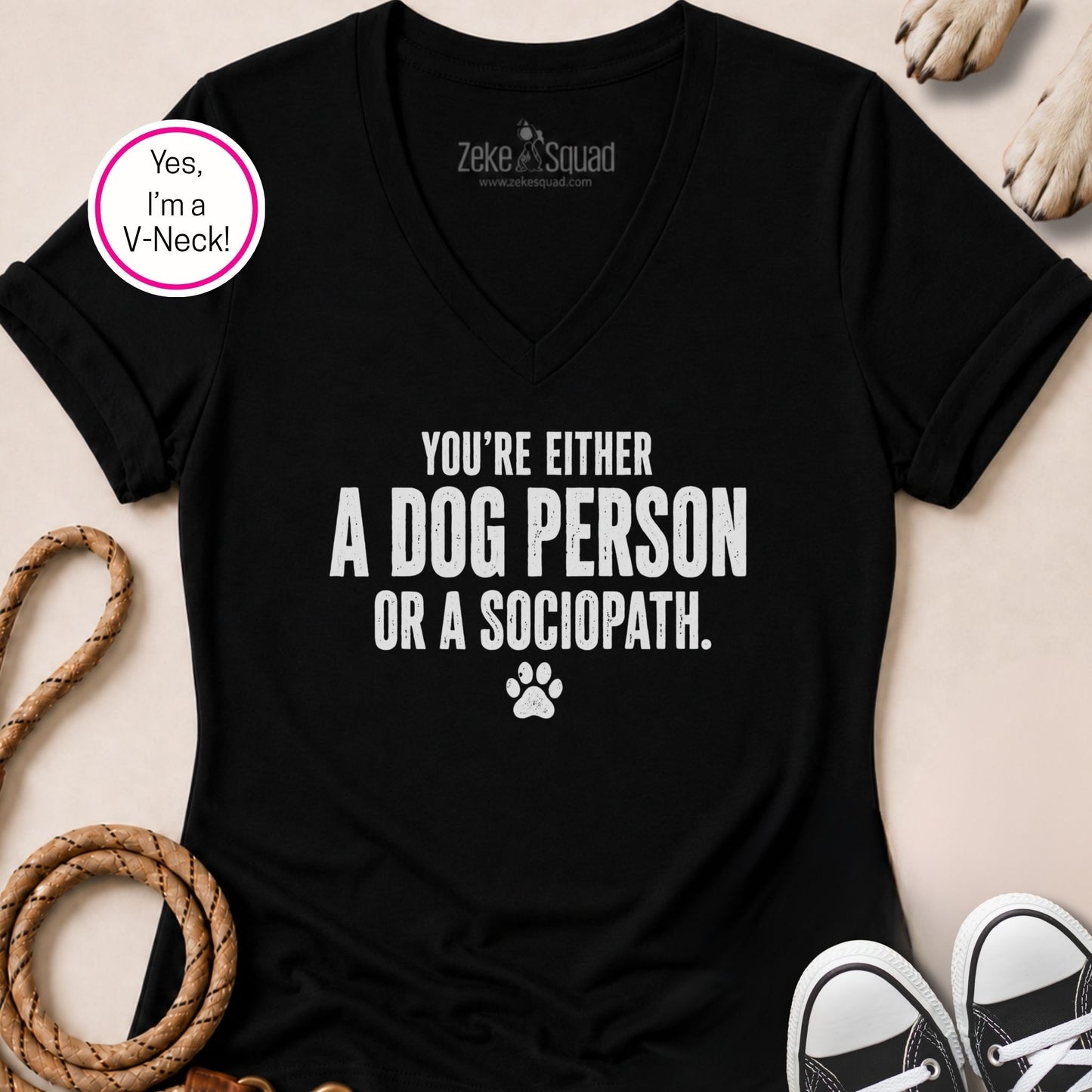 You're Either Women's V-neck