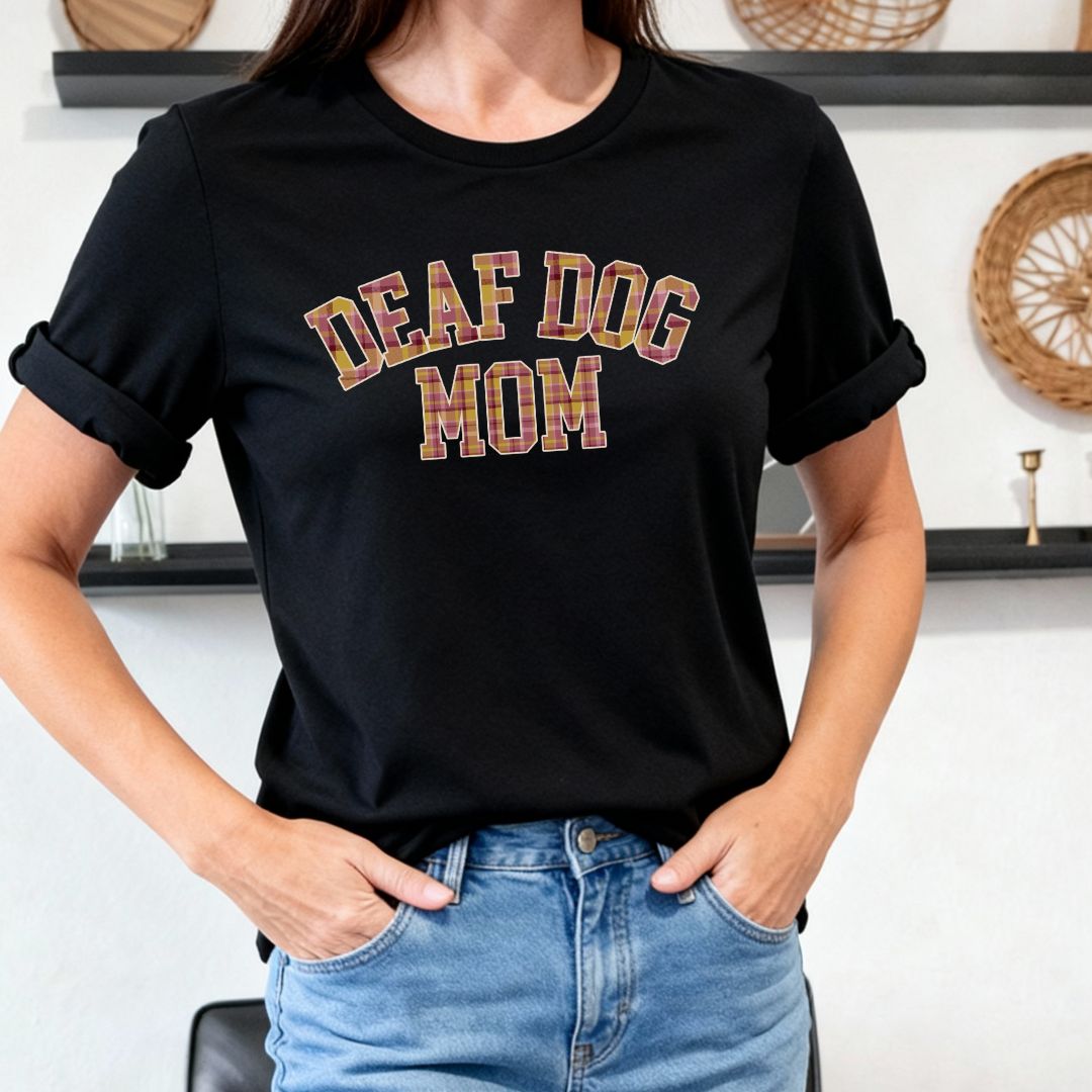 Deaf Dog Mama T-shirt - Zeke Squad