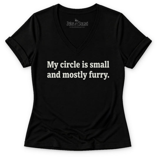 Small Circle Women's V-neck - Zeke Squad