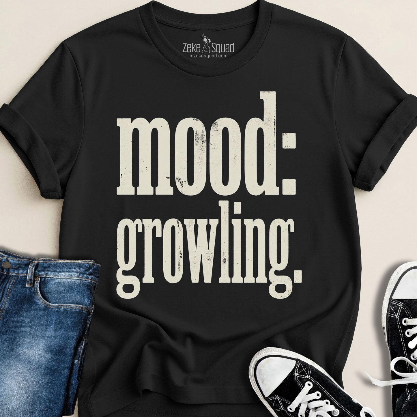 Mood: Growling T-shirt - Zeke Squad