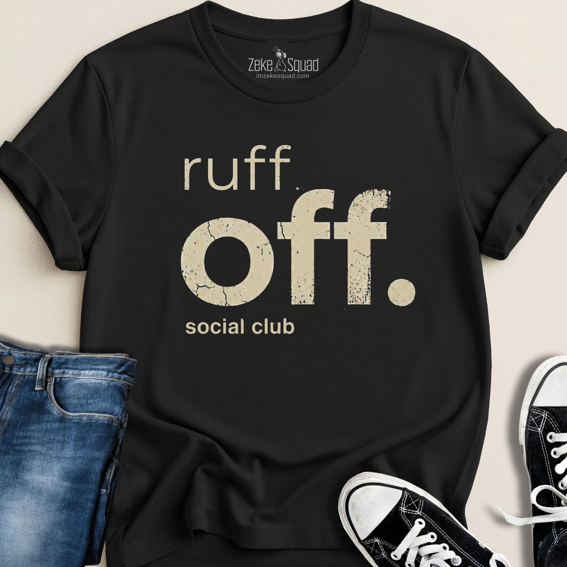 Ruff Off Social Club T-shirt - Zeke Squad