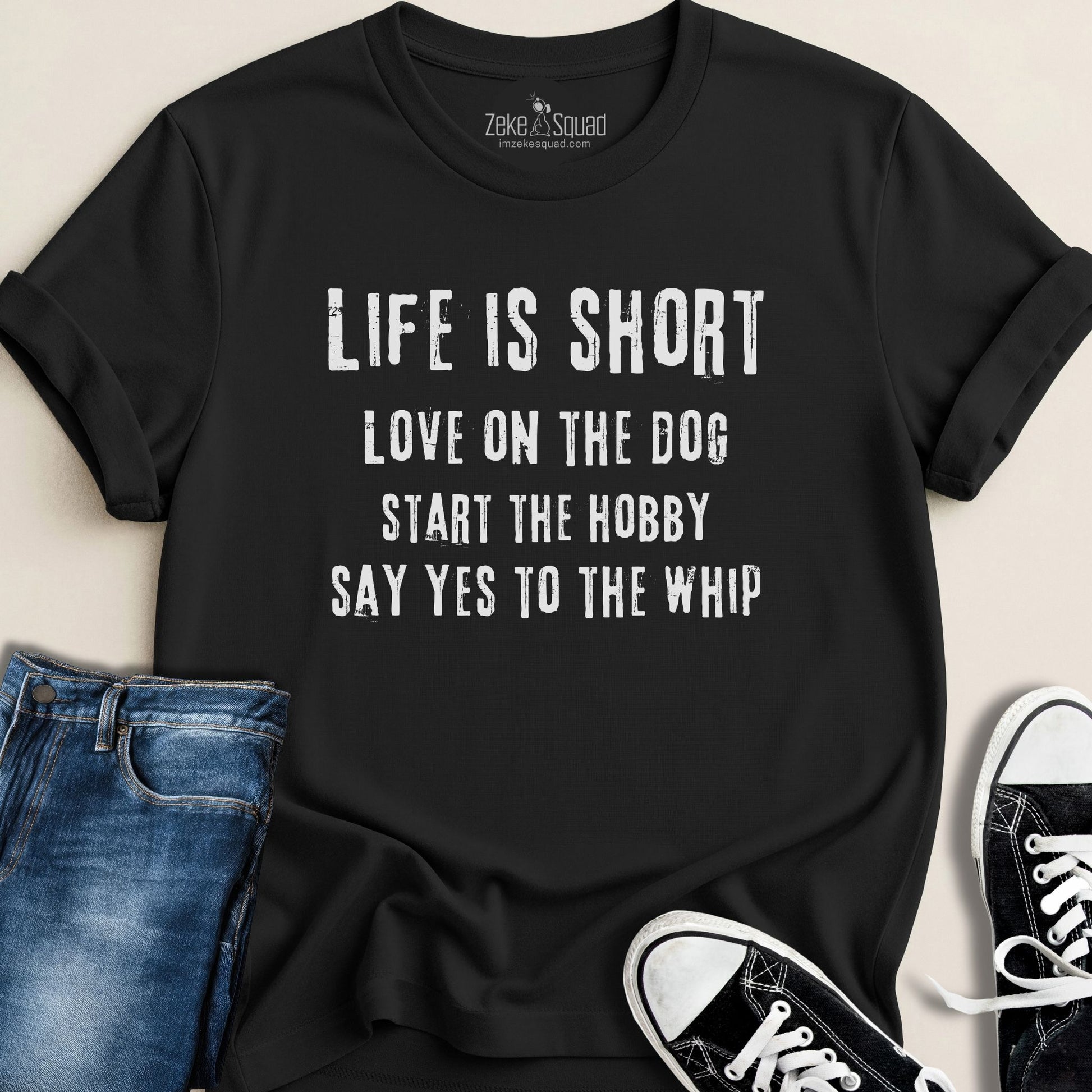 Love on the Dog T-shirt - Zeke Squad
