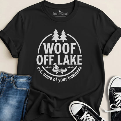 Woof Off Lake T-shirt - Zeke Squad