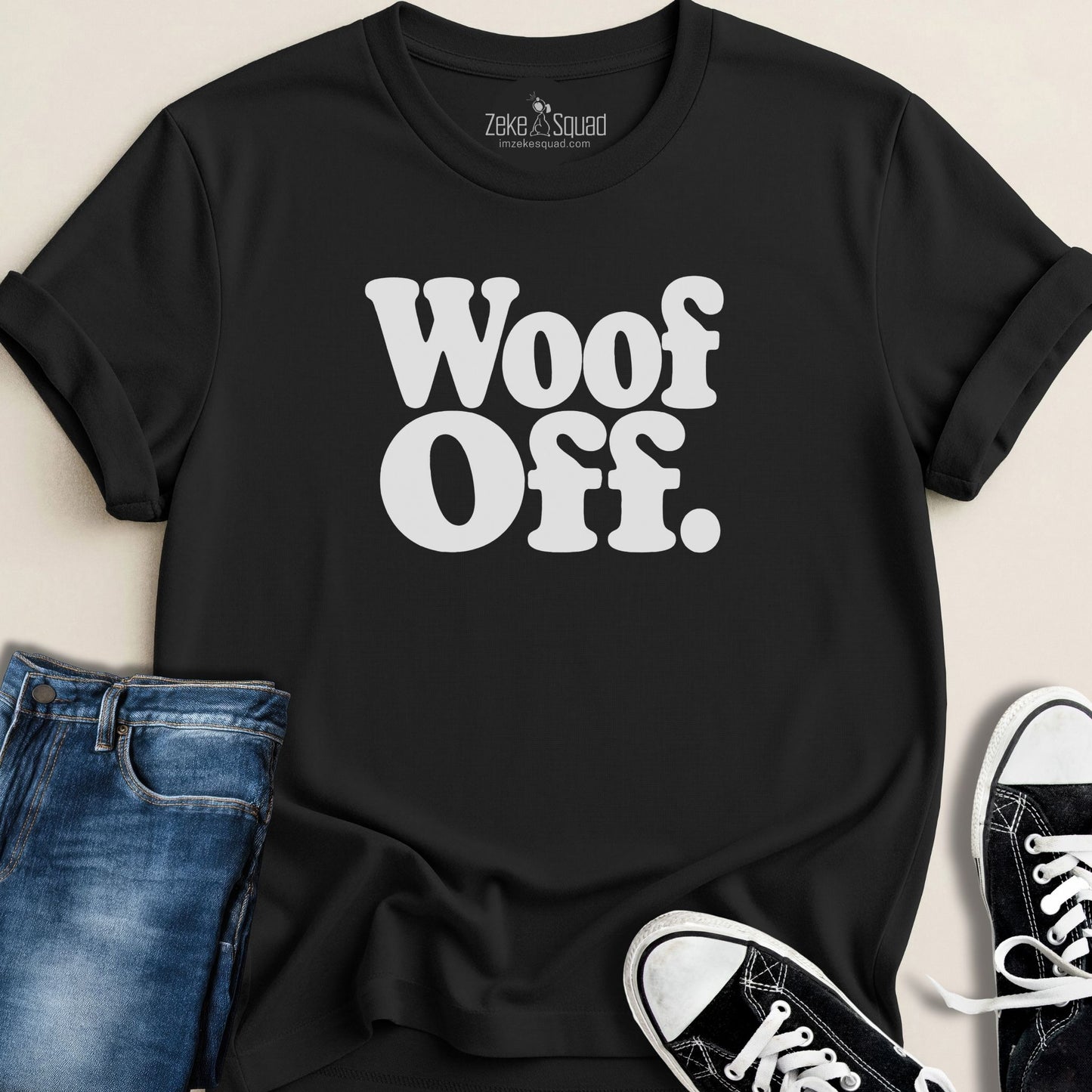 Woof Off Bold T-shirt