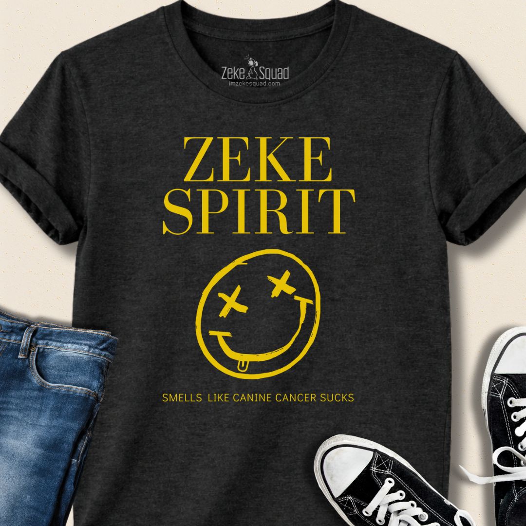 Zeke Spirit Canine Cancer Awareness T-shirt - Zeke Squad