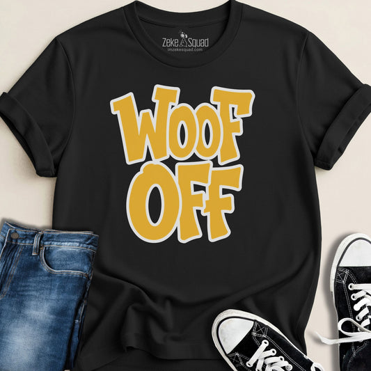 Woof Off Graffiti Style T-shirt - Zeke Squad