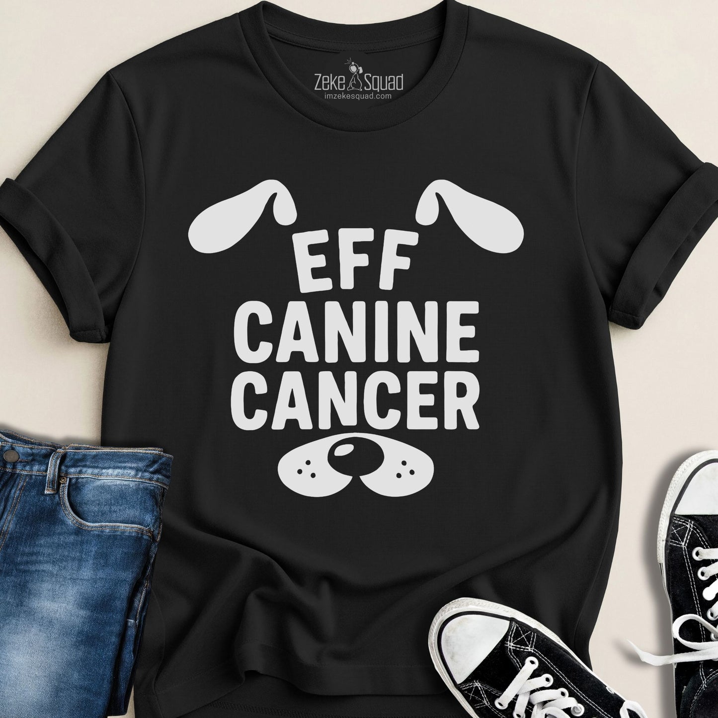 Eff Canine Cancer T-shirt - Zeke Squad