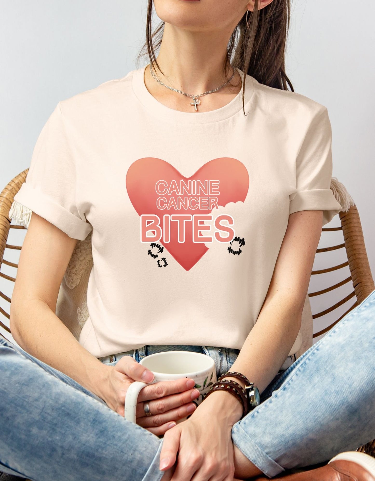 Canine Cancer Bites | Unisex Graphic T-shirt