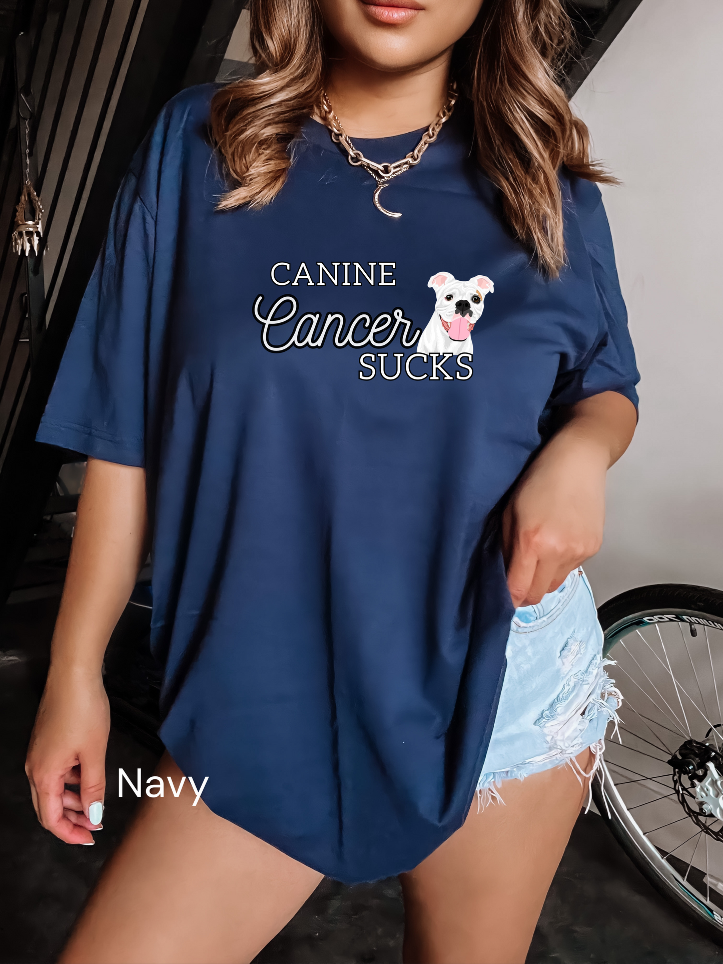 Canine Cancer Sucks w/ Zeke | Unisex Graphic T-shirt