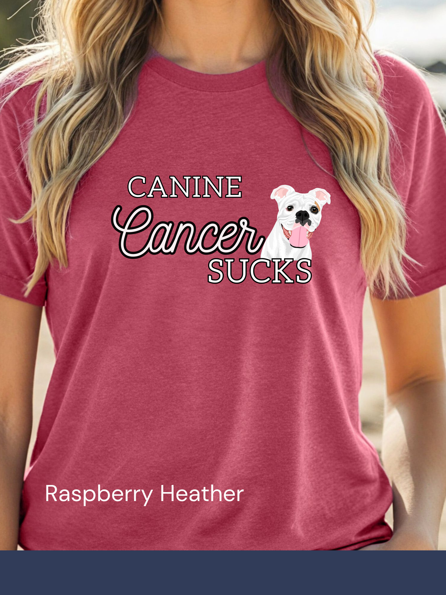 Canine Cancer Sucks w/ Zeke | Unisex Graphic T-shirt