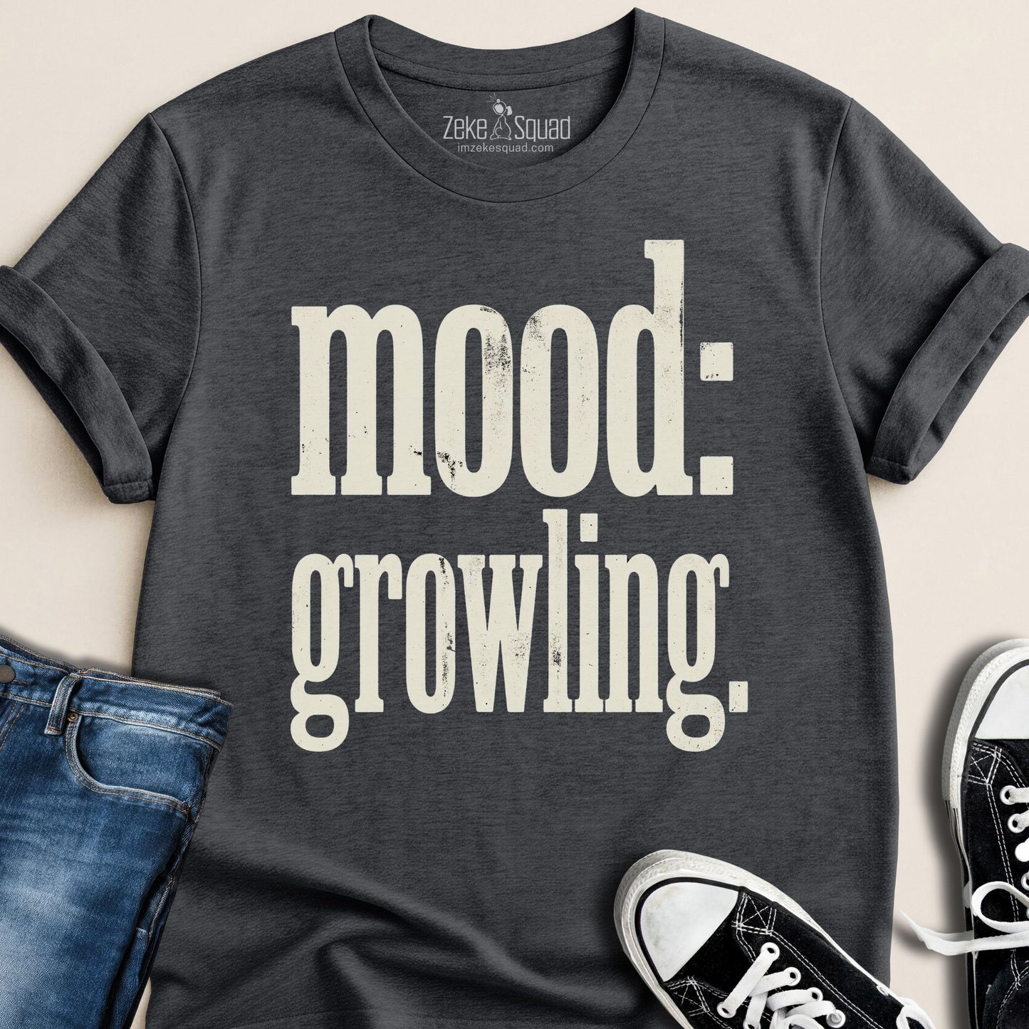 Mood: Growling T-shirt - Zeke Squad