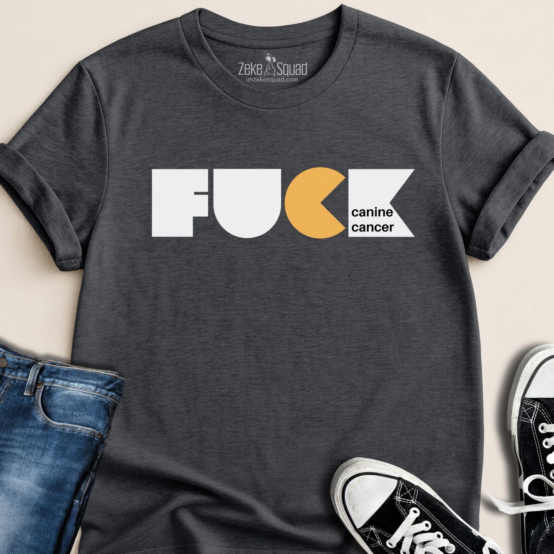 F*CK Canine Cancer 2.0 T-shirt - Zeke Squad