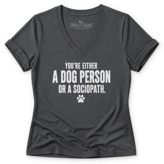 You're Either Women's V-neck - Zeke Squad