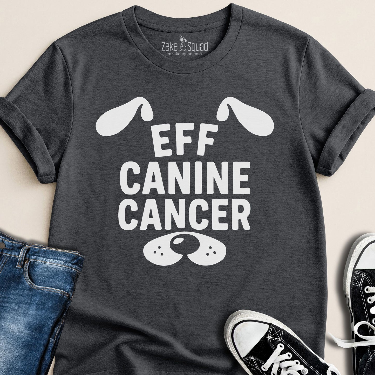 Eff Canine Cancer T-shirt - Zeke Squad