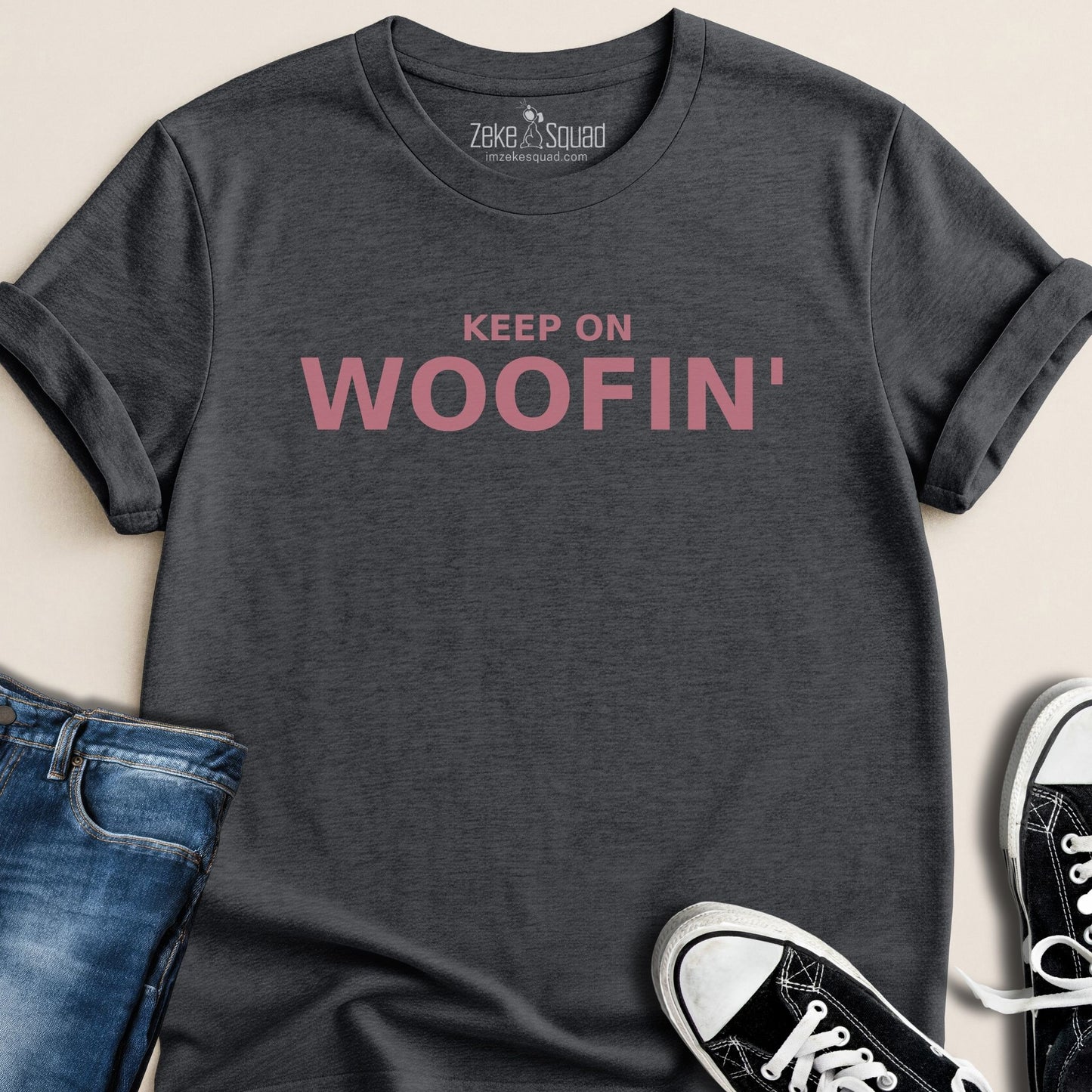 Keep On Woofin' T-shirt - Zeke Squad