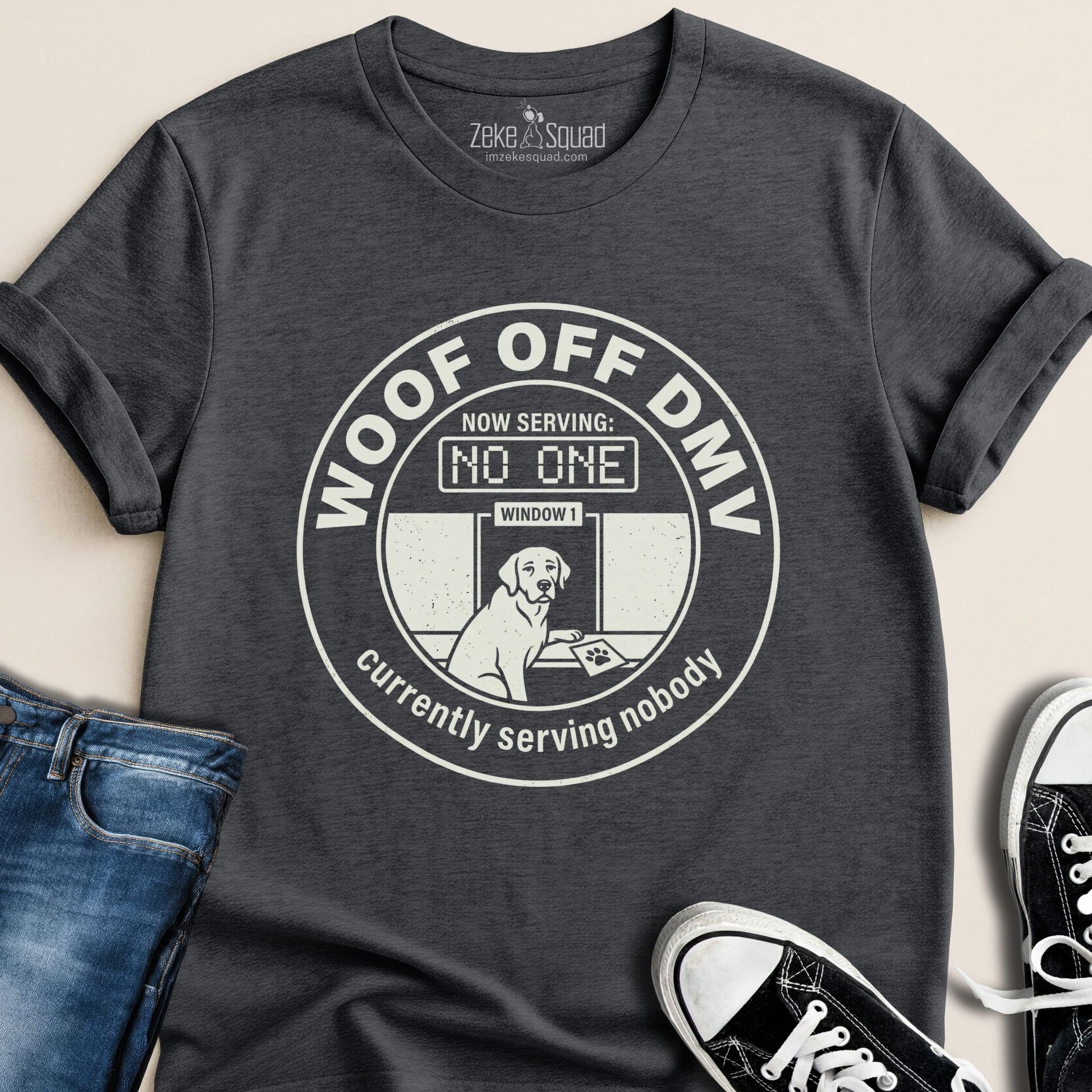 Woof Off DMV T-shirt - Zeke Squad