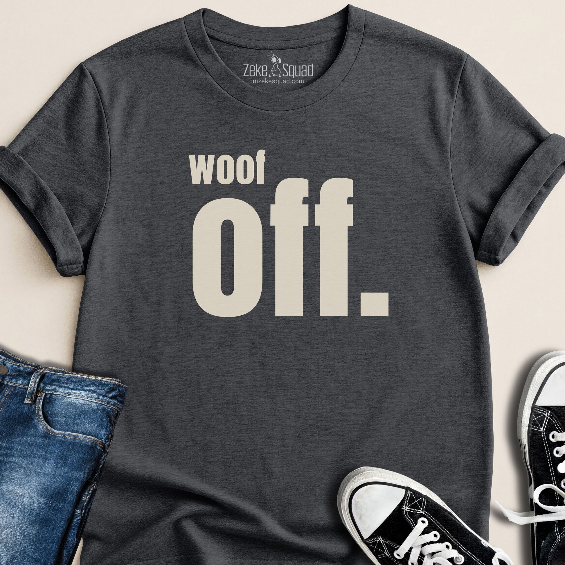 Woof off 2.0 T-shirt - Zeke Squad