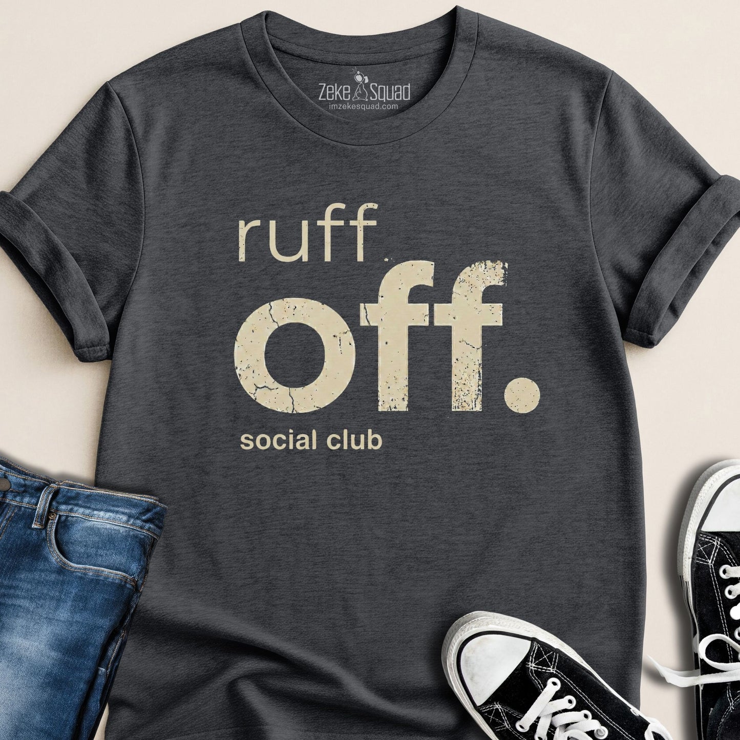 Ruff Off Social Club T-shirt - Zeke Squad