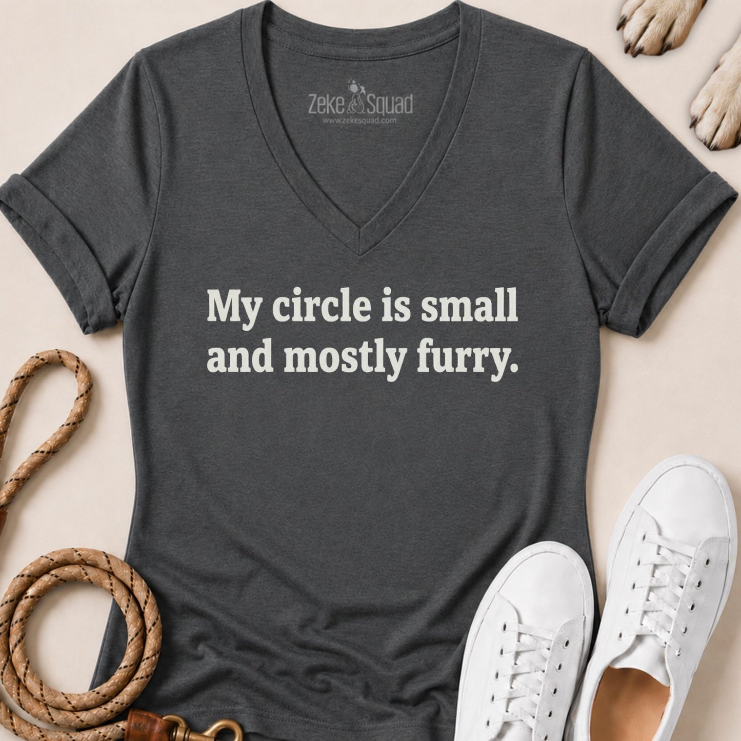 Small Circle Women's V-neck