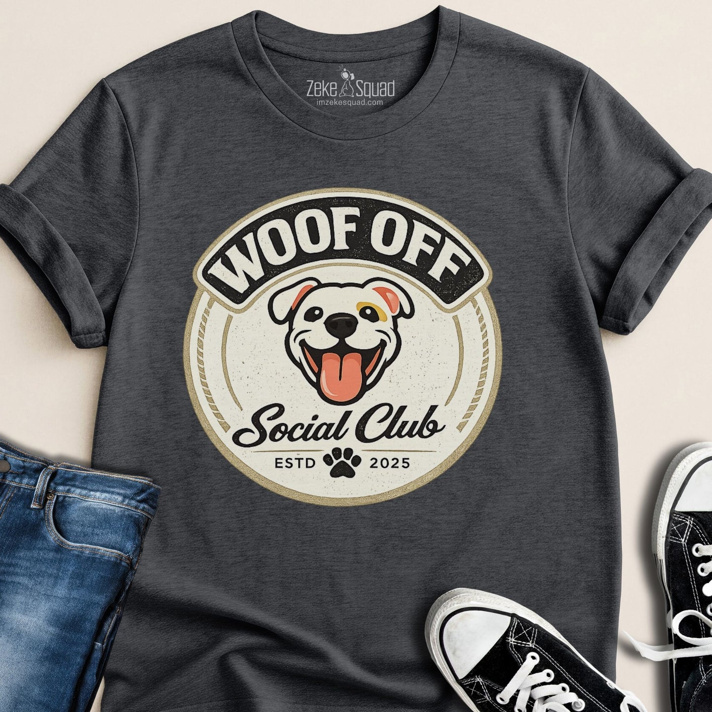 Woof Off Social Club T-shirt - Zeke Squad